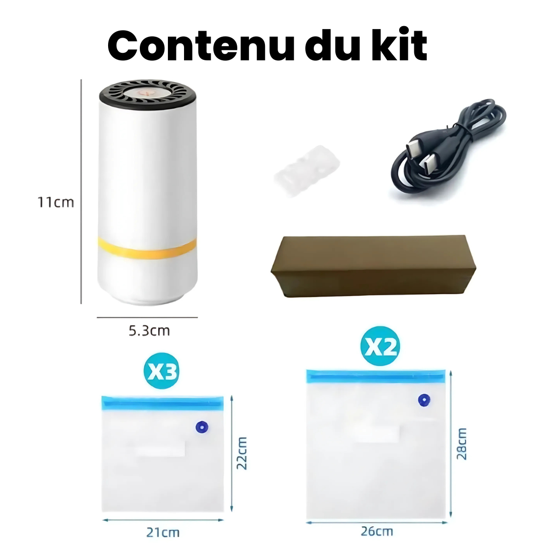 Pompe sous vide anti-gaspillage