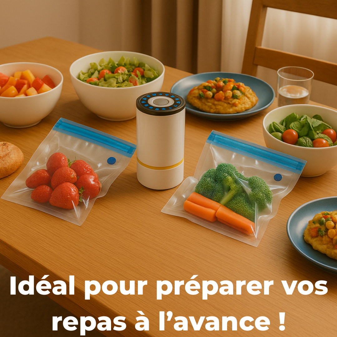Sacs sous vide réutilisables
