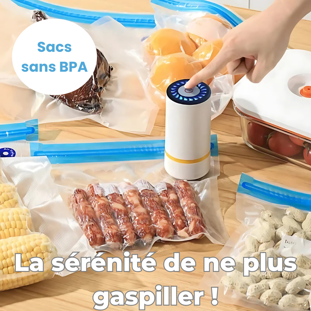 Pompe sous vide anti-gaspillage