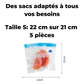 Sacs sous vide réutilisables